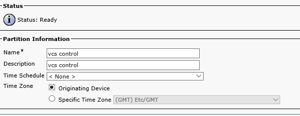 Partition Information