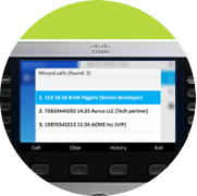 Advanced list of missed calls